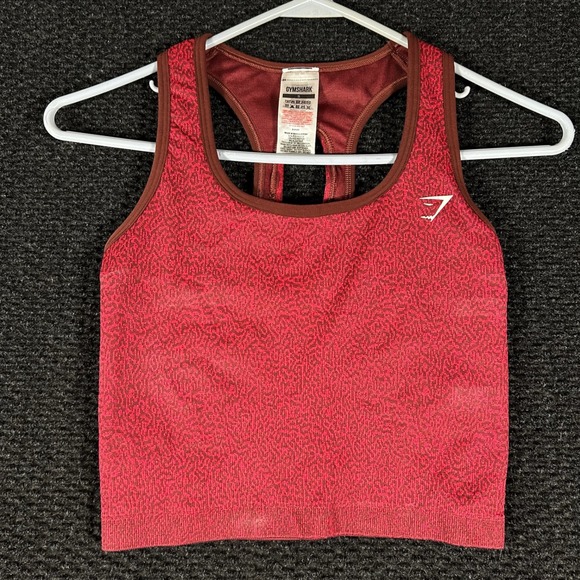 Gymshark Tops - Gymshark Seamless Fit Ombre Marl Tank Top Red Brown Racerback Size‎ S